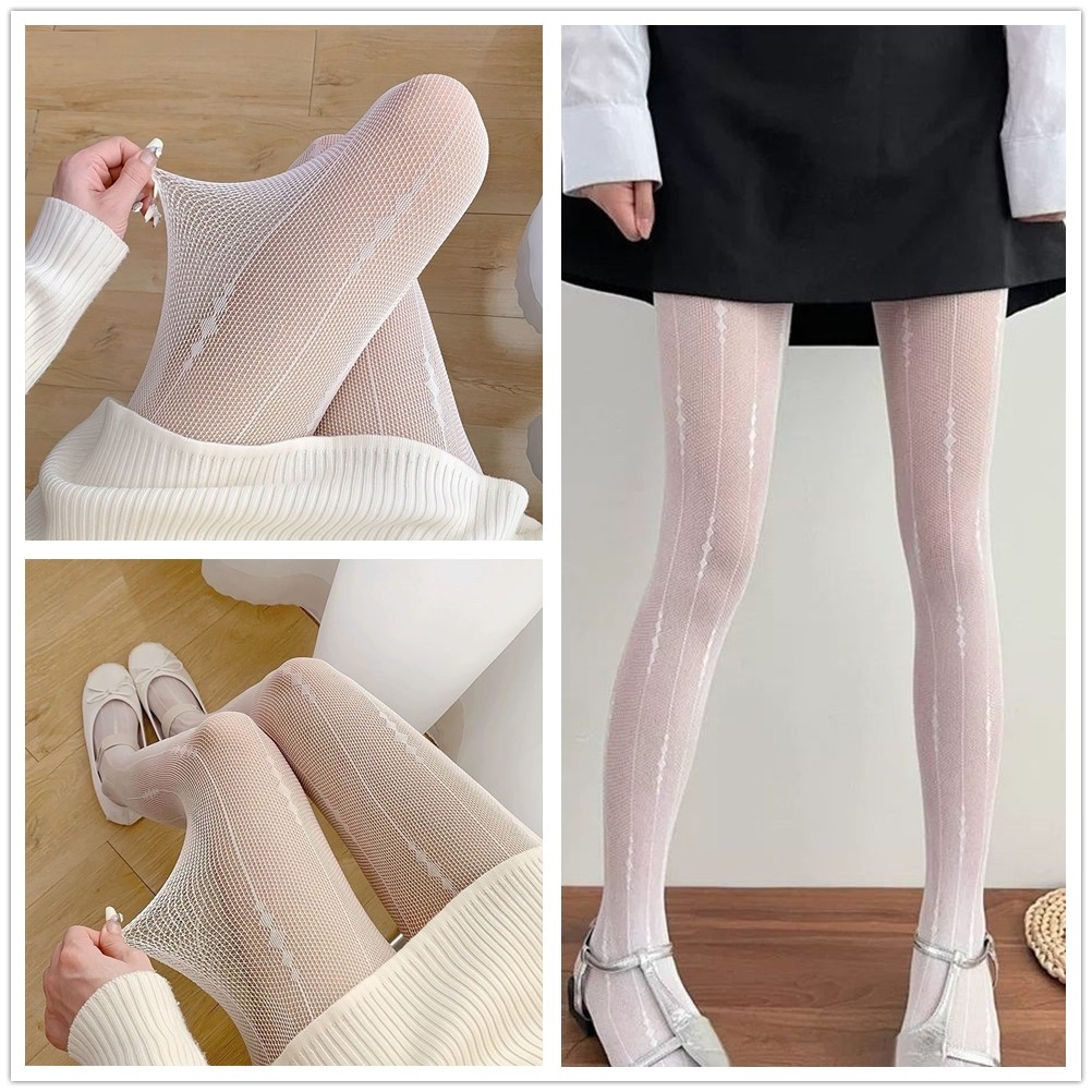 【断虚线条丝袜】洛丽塔情趣白色性感过膝显瘦蕾丝镂空白渔网超薄,女士内衣/男士内衣/家居服,连裤袜/打底袜,淘宝优惠券,粉丝福利购,淘宝优惠卷