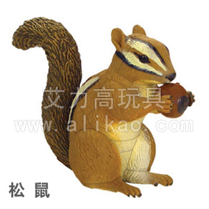 4d拼装可爱小动物小松鼠