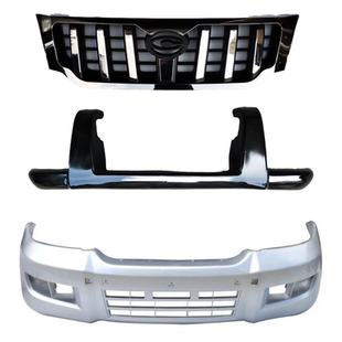 适配广汽吉奥财运100皮卡前保险杠防撞杠前护杠副杠中网装饰亮条