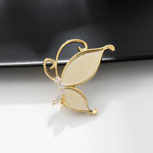 螺钿蝴蝶新款 配饰防走光 胸针高档精致别针贝壳胸花饰品气质西装