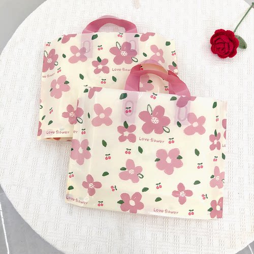 加厚服装店塑料童装定做logo包装袋服饰商场购物袋大手提袋礼品袋