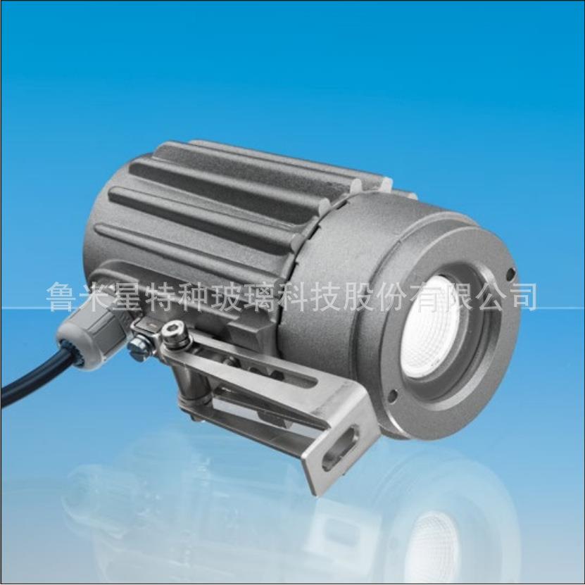 射灯视窗玻璃灯具USL05-LED配支架防尘防水射流封闭容器内部照明