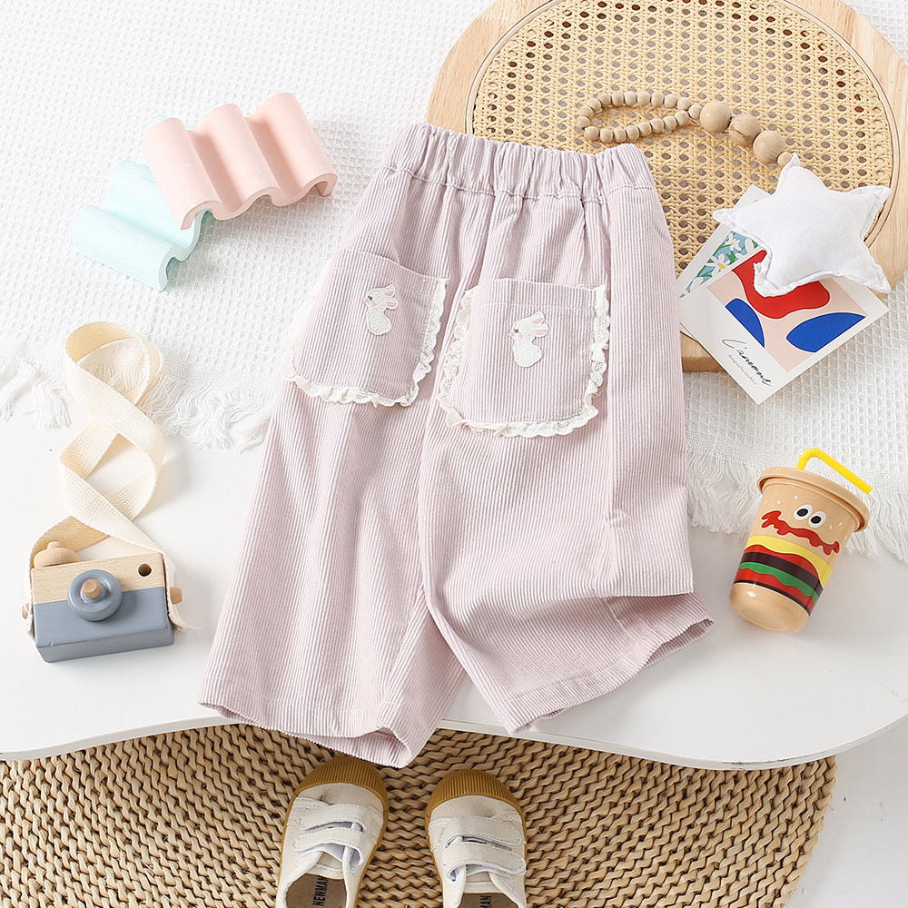 女童洋气休闲裤秋季长裤兔子花边贴布阔腿裤网红爆款百搭外穿裤子,童装/婴儿装/亲子装,裤子,淘宝优惠券,粉丝福利购,淘宝优惠卷