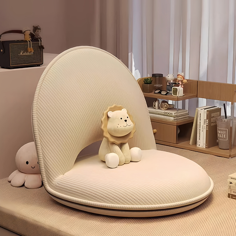 懒人沙发榻榻米椅卧室床上可调节靠背椅飘窗沙发折叠座椅单人椅子