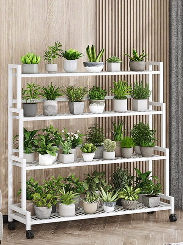 Полка для цветов, стеллаж для хранения, балконная стойка для цветов, напольная железная стойка для гостиной, сочный кронштейн для цветочного горшка, внутренняя лестница