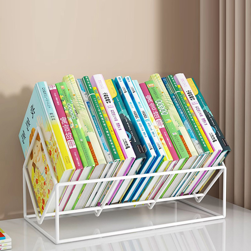 铁艺桌面书架小书柜置物架学生