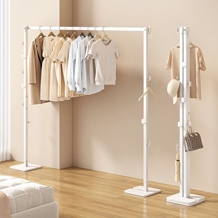 折叠晾衣架室内家用阳台晾衣晒被子神器卧室落地衣帽架简易挂衣架