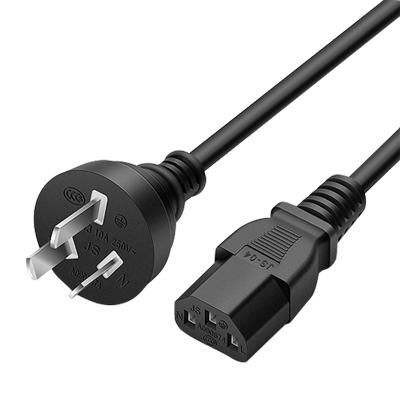 国标电脑主机电源线3C三孔品字尾