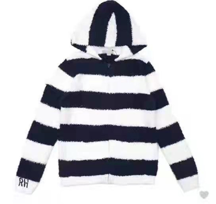 代购条纹长袖barefootdreams休闲