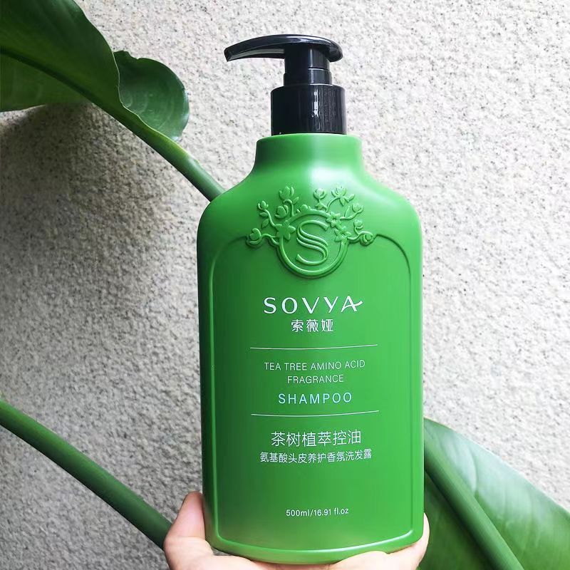 索薇婭洗發(fā)水茶樹植萃去屑控油學(xué)生白茶修護(hù)蓬松持久留香正品