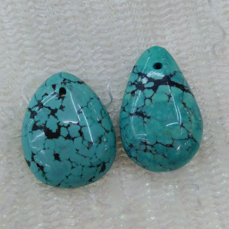 原矿正品纯天然蓝绿松石吊坠项链无优化保证品质 可复检 克价