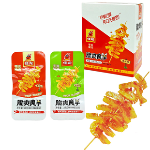 佳龙脆爽魔芋18g/包素毛肚香辣酸辣味办公室宿舍零食小吃休闲食品