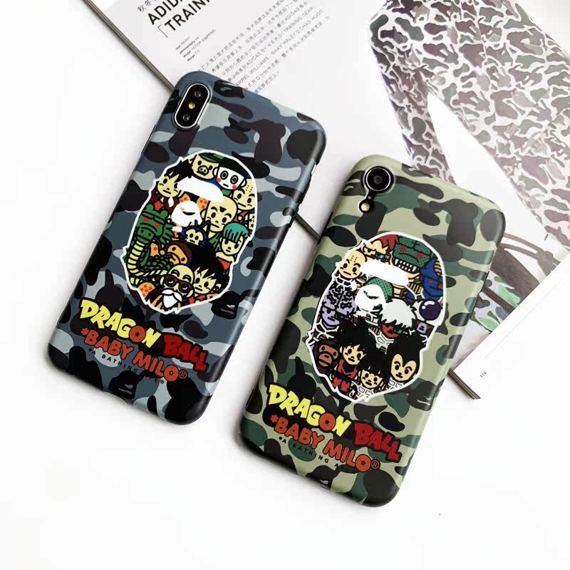 Chaopai Bape Ape head Dragon Ball iphone xs max Apple phone shell 8plus/xr Popular brands of soft shell 7pin the 3C Digital Accessories, Cell Phone Accessories , Phone Protection Case/Shell  category - from Buy2taobao.com to provide professional Taobao agent buy service