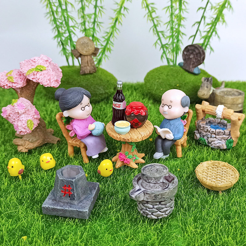 仿真小农具复古农家小院微景观小摆件鱼缸假山多肉盆景造景装饰品,家居饰品,装饰摆件,淘宝优惠券,粉丝福利购,淘宝优惠卷