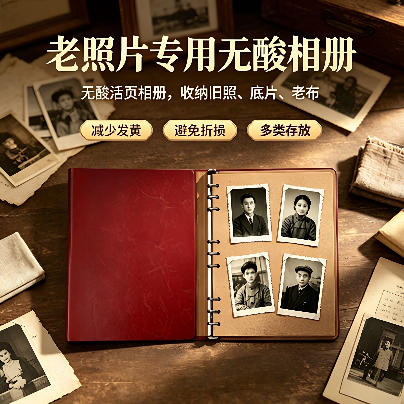 云香阁国标无酸活页相册防酸化