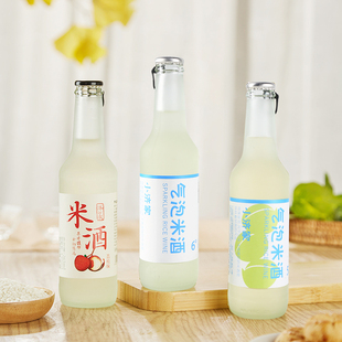 济公家气泡米酒265ml 微醺低度多果味原酿米酒 6瓶