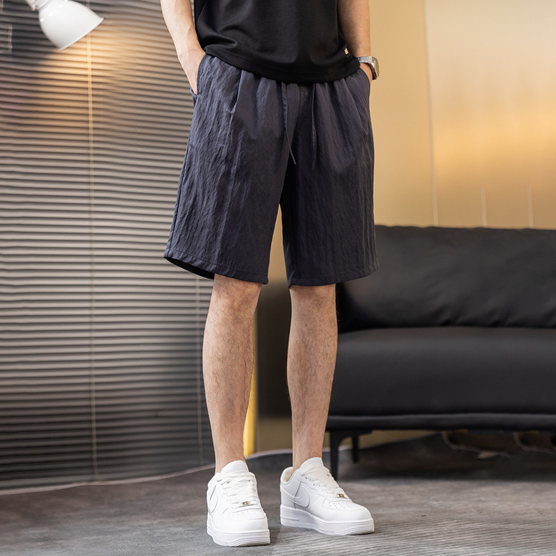 莱赛尔五分休闲裤子男士潮流百搭夏季薄款宽松直筒休闲短裤男款,男装,休闲裤,淘宝优惠券,粉丝福利购,淘宝优惠卷