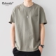 体恤白色T恤男士 纯色短袖 休闲上衣半袖 潮牌圆领宽松大码 T恤男夏季