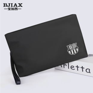 男式 手拿包简约时尚 手机零钱包包商务休闲尼龙防水便携包 新款 男士