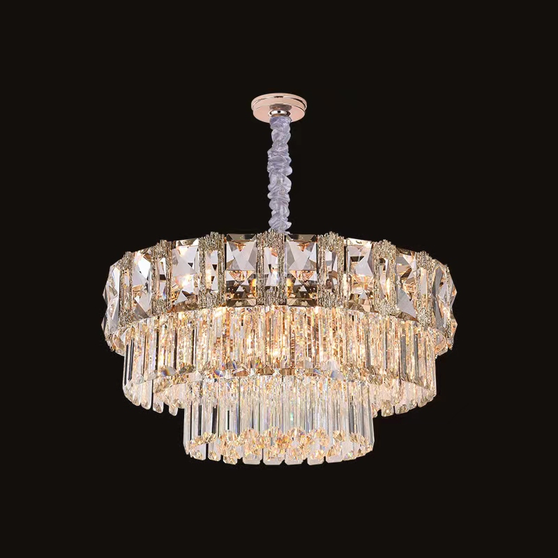 K9水晶吊灯客厅灯别墅中空大吊灯