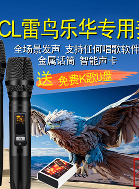 适用TCL雷鸟鹏雀鹤乐华电视K歌麦克风海信全场景小家米威兰达话筒