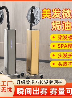 新款不锈钢机身纳米微雾护发仪美发焗油蒸汽机超声波养发馆专用