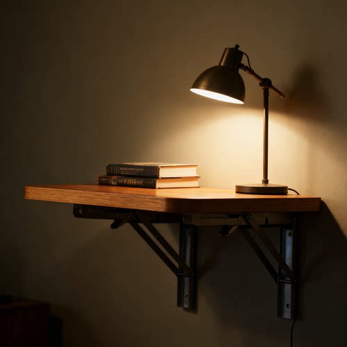 仙女星实木挂墙桌可折叠