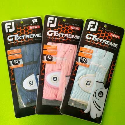 女士高尔夫手套左右双手超纤布防滑耐磨手指套透气运动golf glove