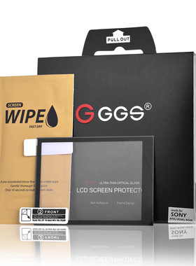 ggs适用A9III/A7R5/A7M4/ZV-E1钢化膜A7CR/A7CII /a7s3相机金钢屏