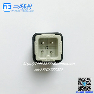 进口连接器 哈丁HARTING 09200032611 4芯 公插插针芯子 航空插头
