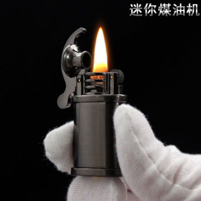 海豚迷你老式火机便携男士怀旧复古火石煤油打火机罕见小玩意