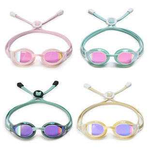 专业游泳镜防水防雾镀膜比赛竞速眼镜 时尚 HOOG蝴格韩国正品 新款