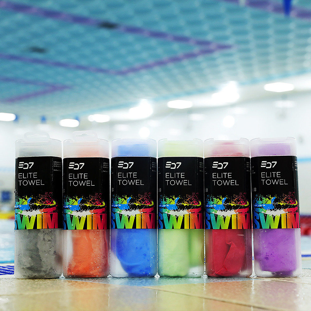 SD7韩国代购游泳专用吸水巾麂皮速干轻便柔软专业湿式超吸水毛巾