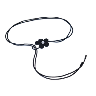 新款花朵皮绳加长细腰带配连衣裙细皮带百搭柔软打结女款裙子腰绳