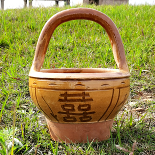 炭火炉老式陶土木炭取暖炉农村烤火炉家用柴火炉小碳炉新房进火盆