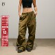 DDD荆棘工装 落伞裤 夏轻薄耐磨运动透气宽松嘻哈街舞工装 SMILE 裤