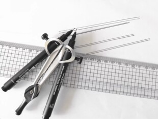 一级注册建筑师考试绘图工具双线笔 双线绘图笔02 03 0.5双线笔架