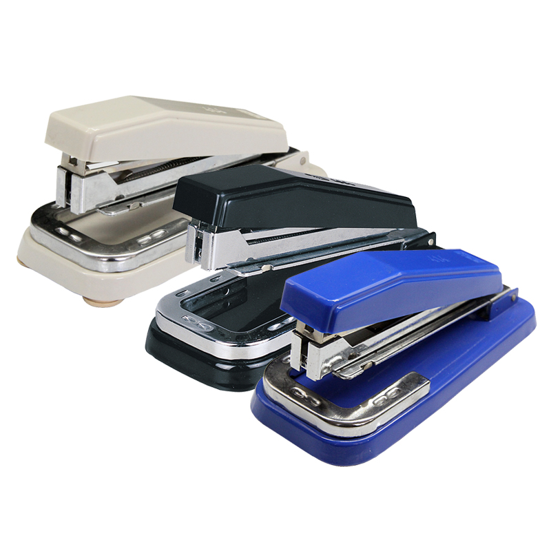 包邮得力订书机0414 旋转订书机中缝骑马钉可转动订书器加订书针