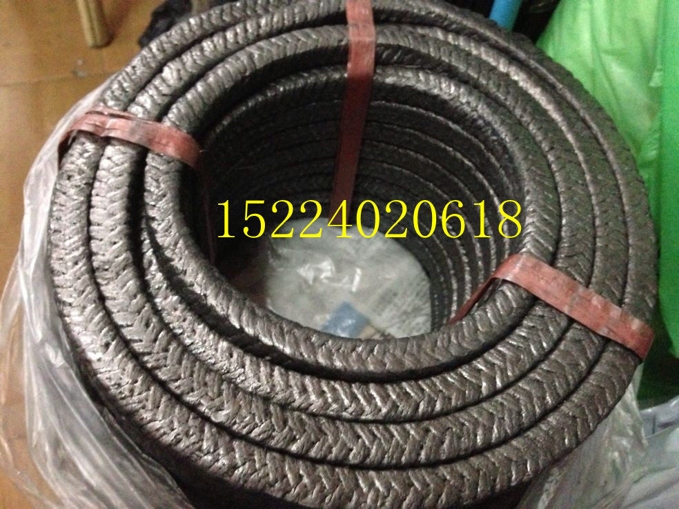 优质石棉石墨盘根 耐磨耐高温水泵密封 阀门填充料 法兰密封16*16