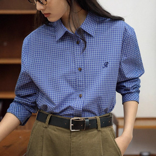 今年流行特惠HAVE/RICE饭馆 海盐日记 棉色织韩系复古百搭M1U系