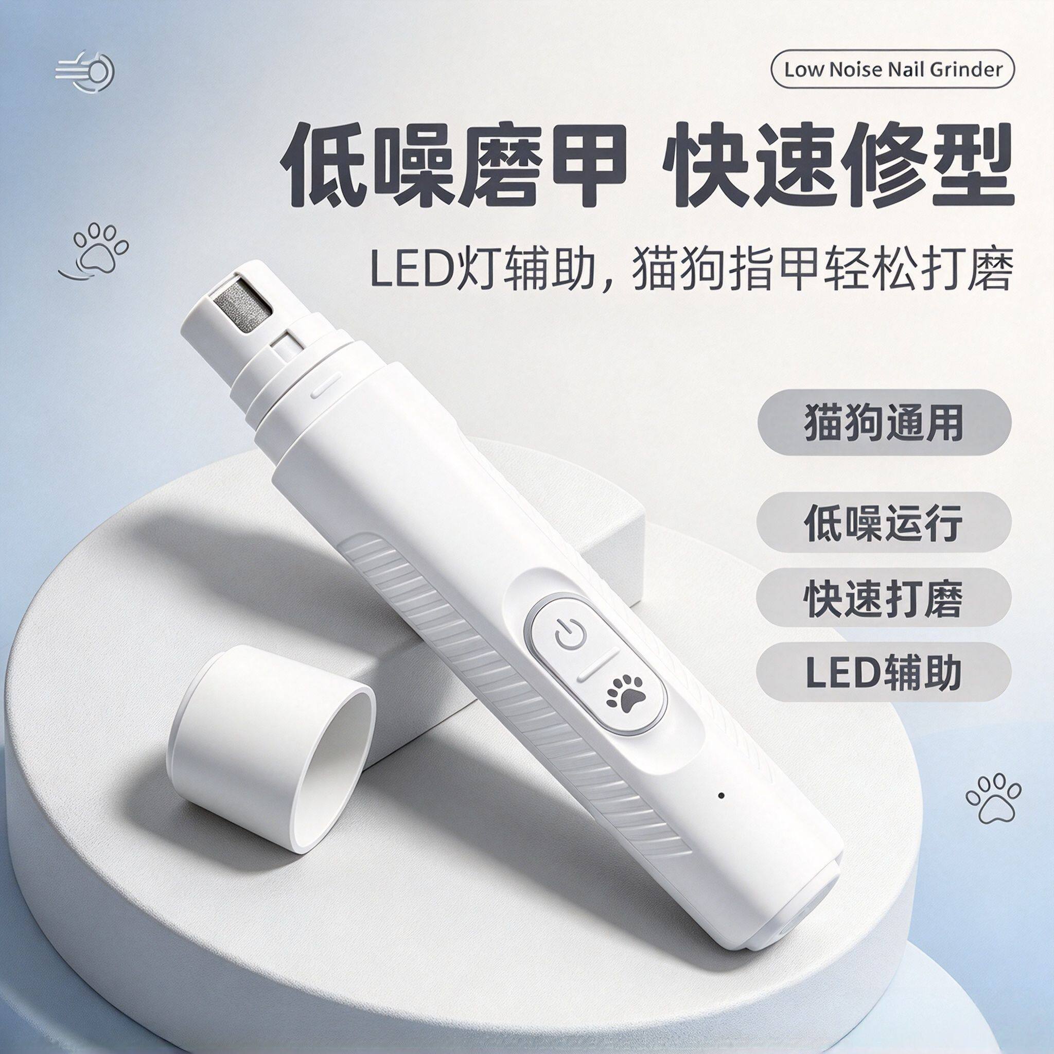 狗狗电动磨甲器宠物指甲打磨器猫咪指甲剪磨爪器小狗剪磨指甲剪