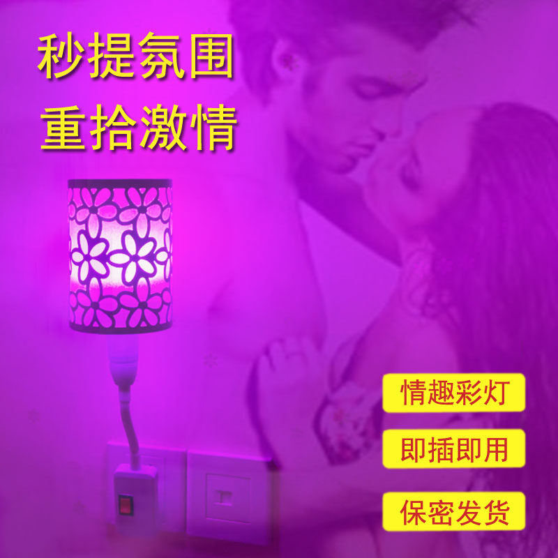 浪漫台灯卧室床头情趣夫妻变色