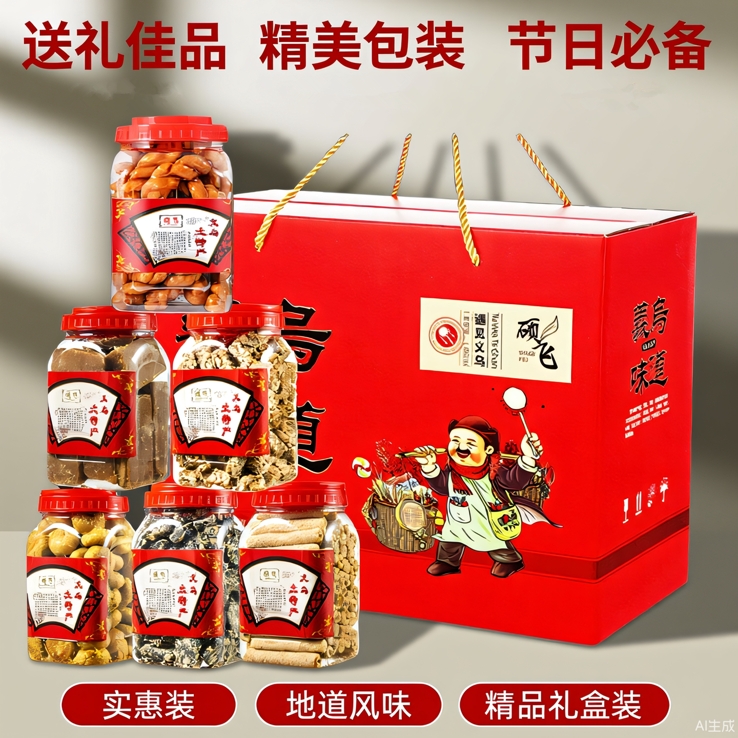 爆款正宗金华酥饼红糖麻花传统糕点休闲食品义乌特产礼盒装大礼包