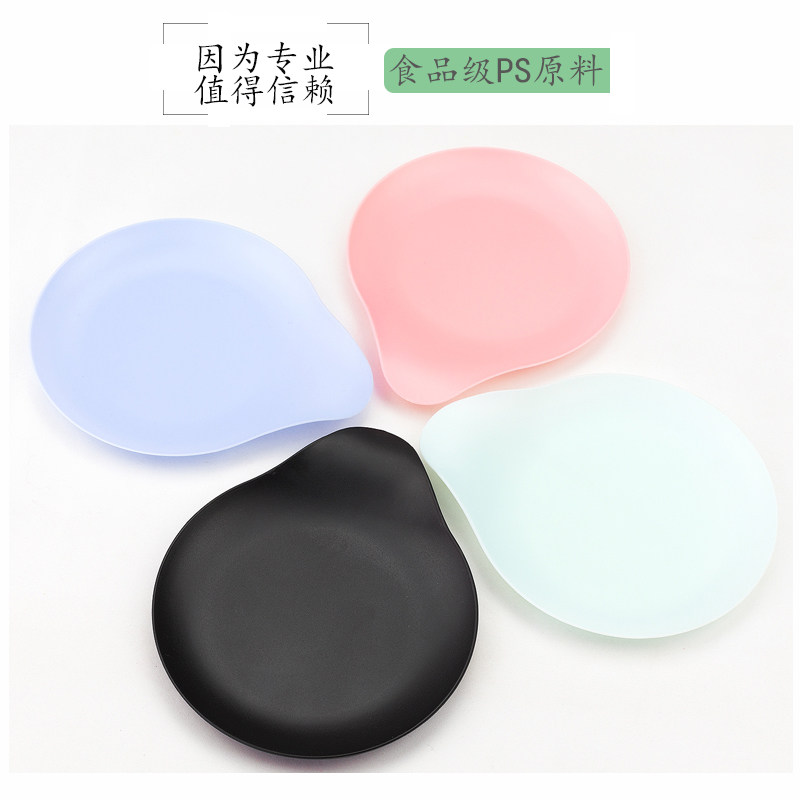 个装一次性水滴生日蛋糕磨砂餐具