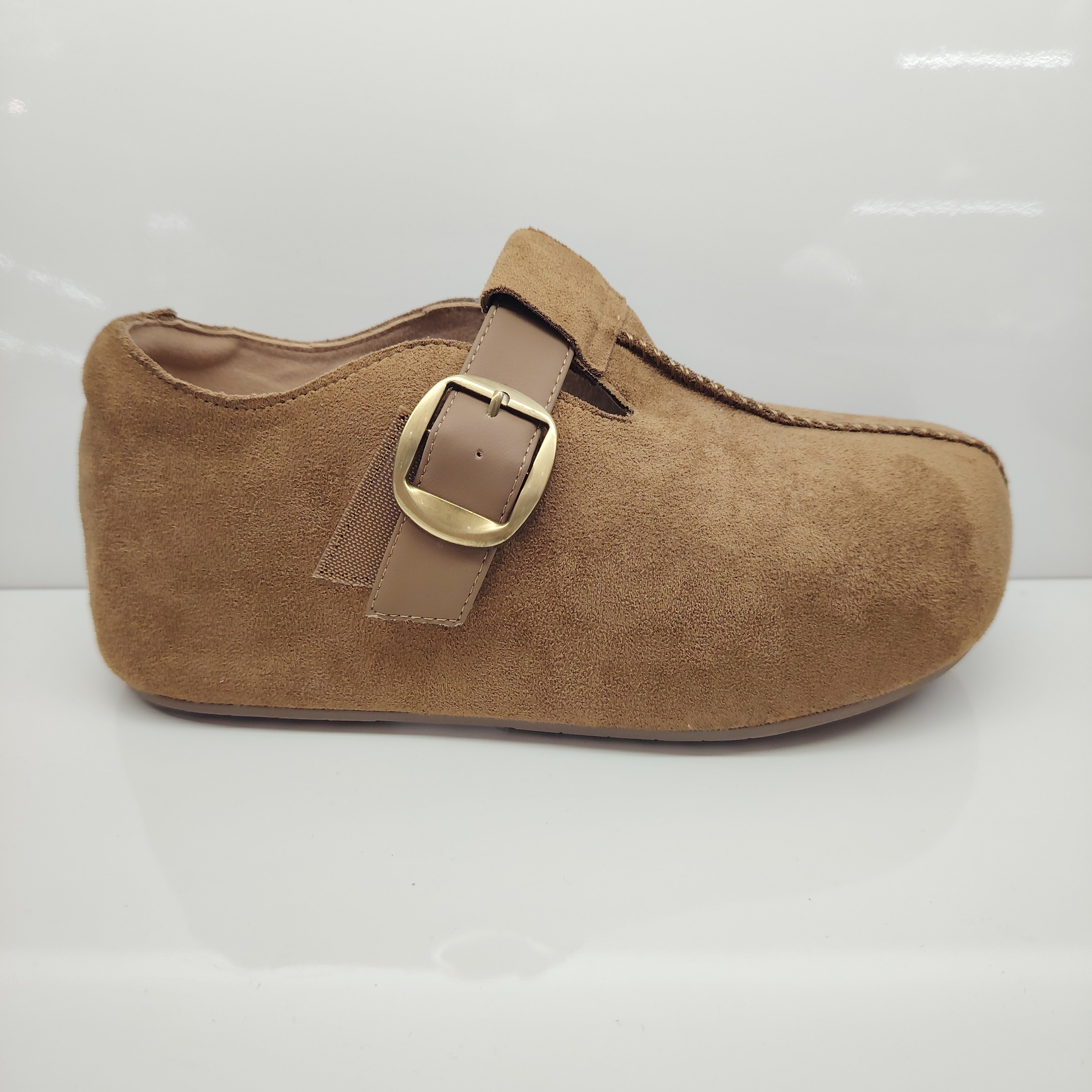 真皮女式时装鞋8018磨砂皮魔术贴内增高厚底勃肯单鞋2026年春秋款,女鞋,勃肯鞋/软木鞋,淘宝优惠券,粉丝福利购,淘宝优惠卷