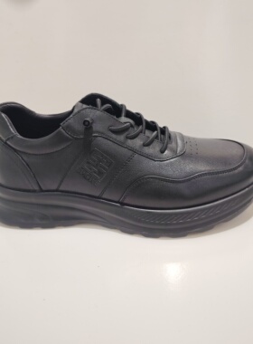 牛皮男式休闲鞋05161里外真皮软底软面商场专柜品牌鞋2025年新款