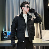 CF102-P138控178社会小伙店主风立领棉衣外套潮流棉服男白色1，男装棉衣，电商A343
