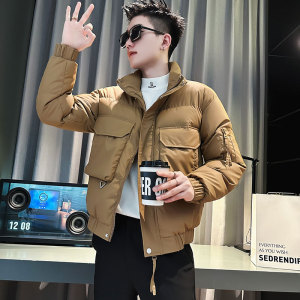 CF95-P138 控178 社会小伙立领棉衣外套潮流棉服男 卡1图片