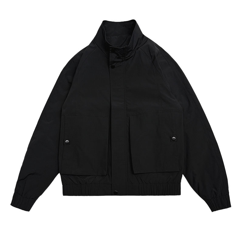 JK187-P98控138春季新款社会小伙潮店主风夹克男外套黑1,男装夹克,电商A343