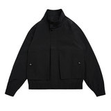 JK187-P98控138春季新款社会小伙潮店主风夹克男外套黑1，男装夹克，电商A343